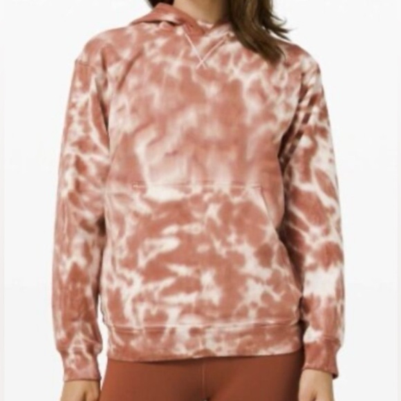 lululemon athletica Sweaters - lululemon athletica brown Tie-Dye Hoodie